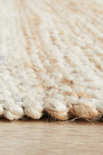 Sahra 555 Natural White Runner Rug