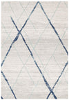 Aladdin Jabir White Blue Contemporary Rug