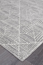 Aladdin Lina Contemporary Silver Rug