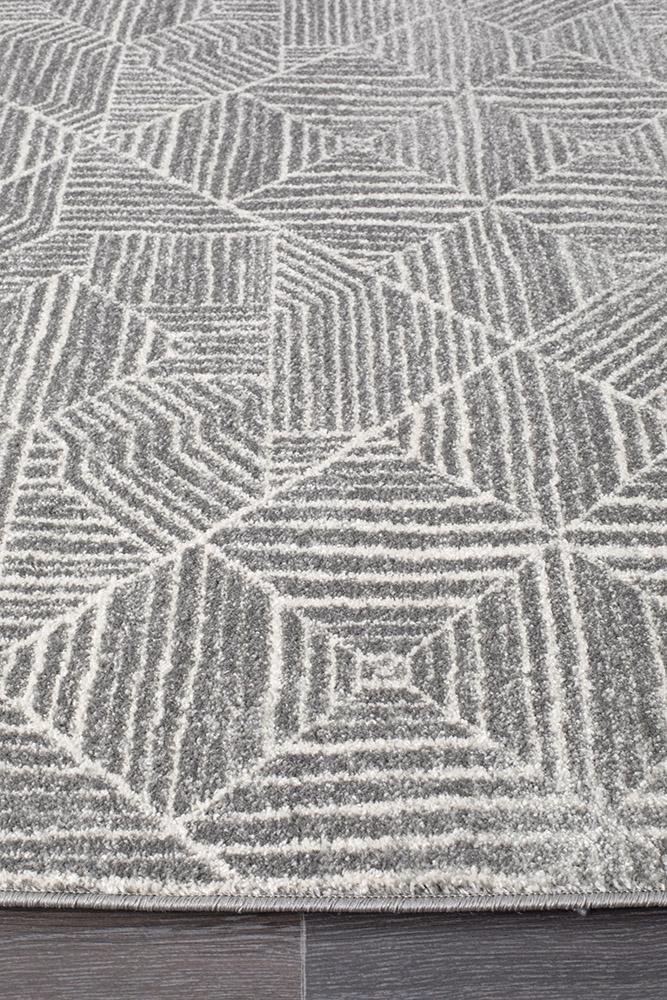 Aladdin Lina Contemporary Silver Rug