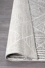 Aladdin Lina Contemporary Silver Rug