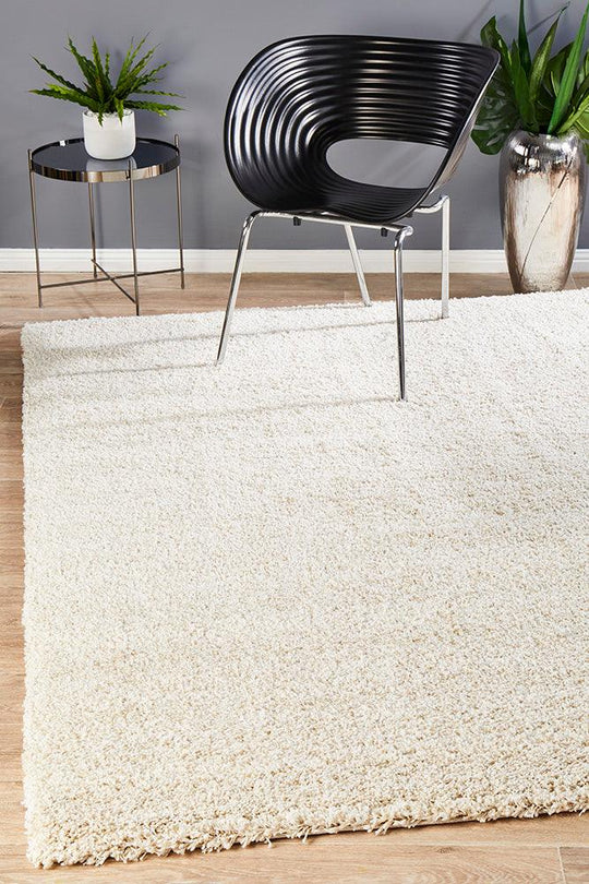 Ultra Thick Super Soft Shag Rug Cream