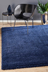 Ultra Thick Super Soft Shag Rug Denim Blue