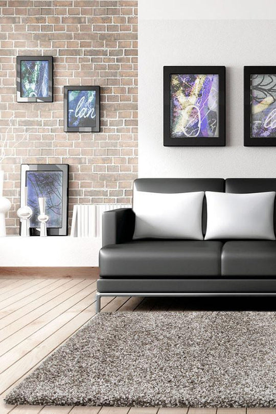 Ultra Thick Super Soft Shag Rug  WARM GRAY