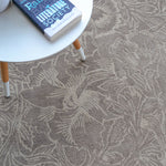 Poppy rugs 28405 in taupe by william morris