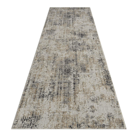 Athens Modern Grey Hallway Runner-552