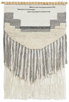 Aladdin Rugs NZ Home Gram Scandi Layered Fringed Wall Hanging