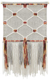 Aladdin Rugs NZ Home Malt Scandi Flatwoven Fringed Wall Hanging