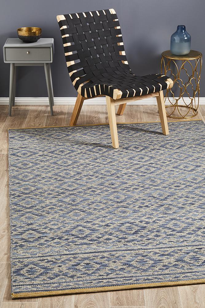 Relic Harvey Blue Natural Rug – Aladdin Rugs NZ