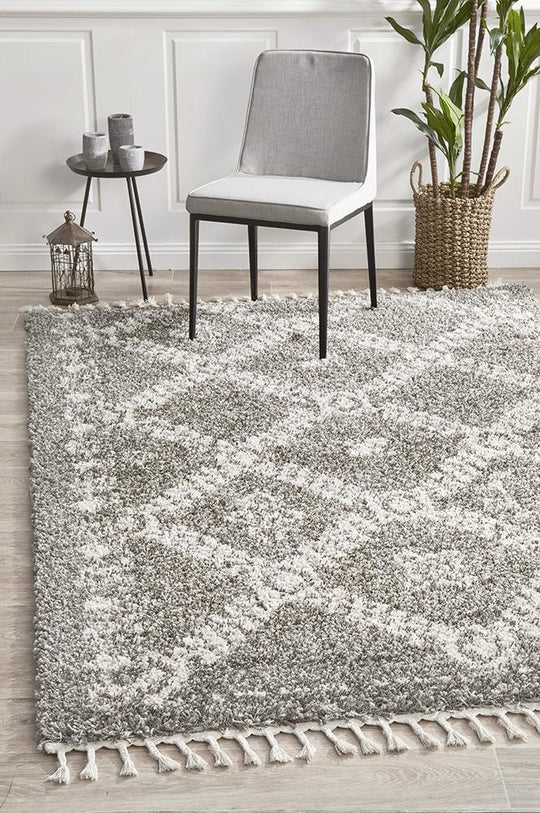Jesper Bohemian-Style Grey Rug