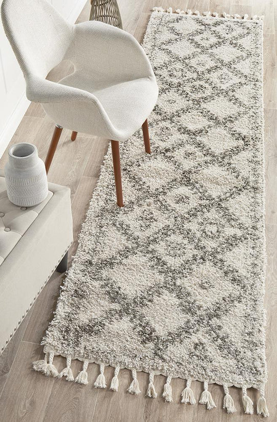 Jesper Bohemian-Style Natural Runner Rug