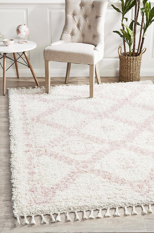 Jesper Bohemian-Style Pink  Rug