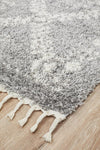 Jesper Bohemian-Style Silver Rug