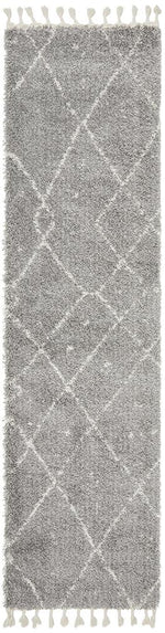 Laleh Silver Fringed Rug