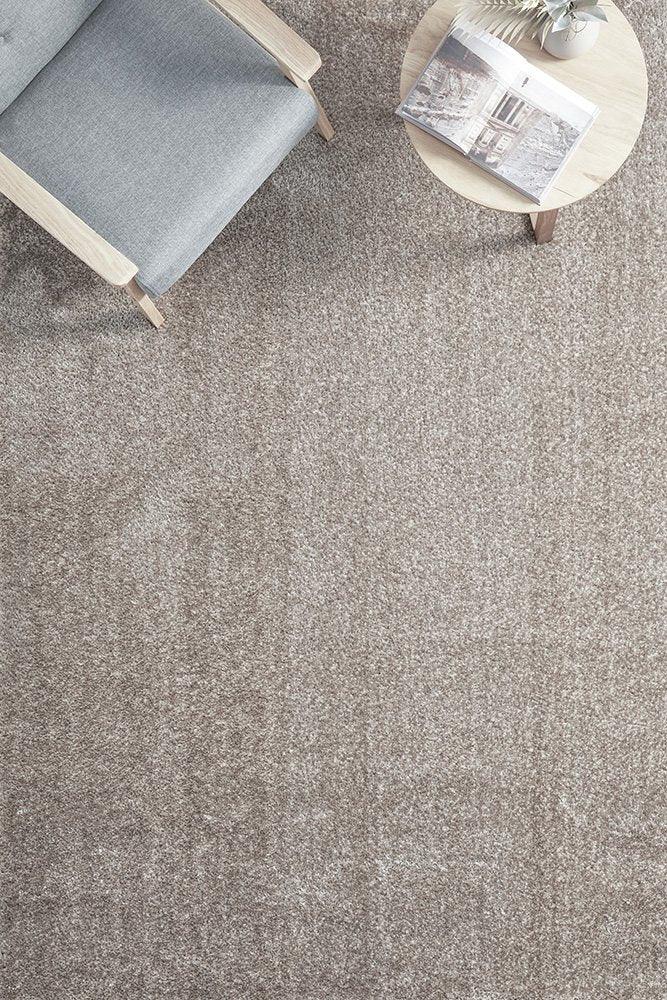 Sima Mink Soft Plain Shag Rug