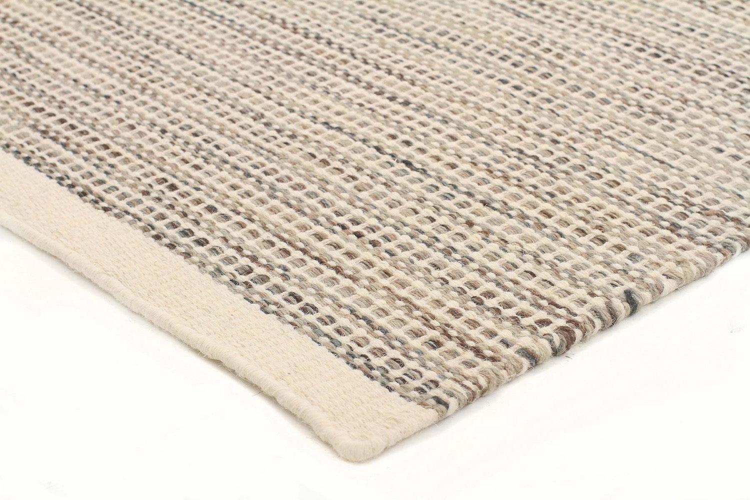 Hand Made Wool Natural Flat weave Rug – Aladdin Rugs NZ