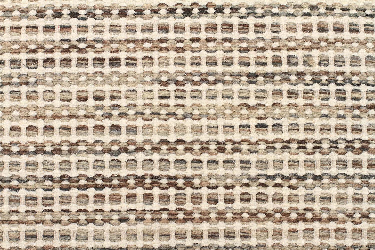 Hand Made Wool Natural Flat weave Rug – Aladdin Rugs NZ