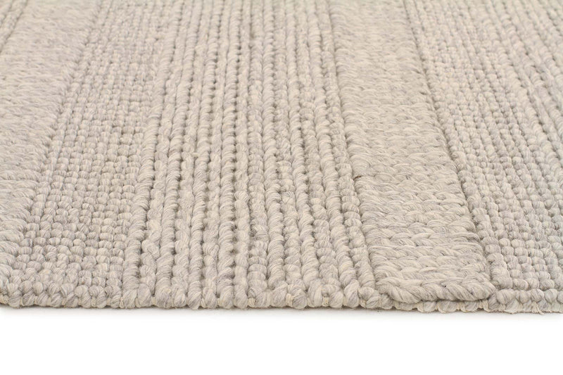 Hand Made Paras Grey Felted Wool Rug