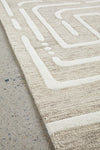 Synonyms Maze Linen Rug