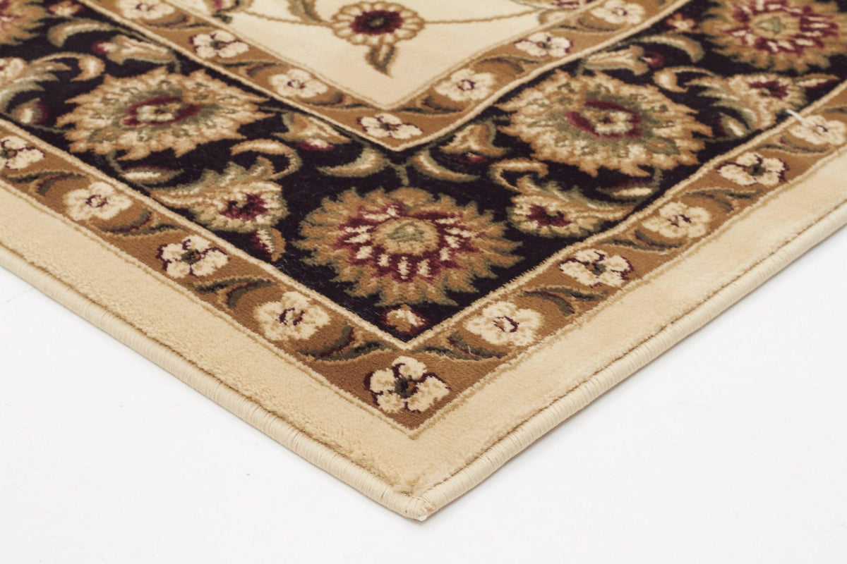 Sydney Classic Rug Ivory with Black Border - aladdinrugs - 2