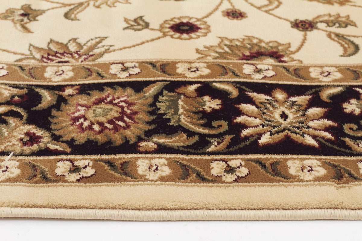 Sydney Classic Rug Ivory with Black Border - aladdinrugs - 3