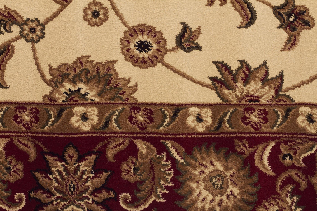 Sydney Classic Rug Ivory with Red Border - aladdinrugs - 4