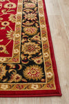 Sydney Classic Rug Red with Black Border