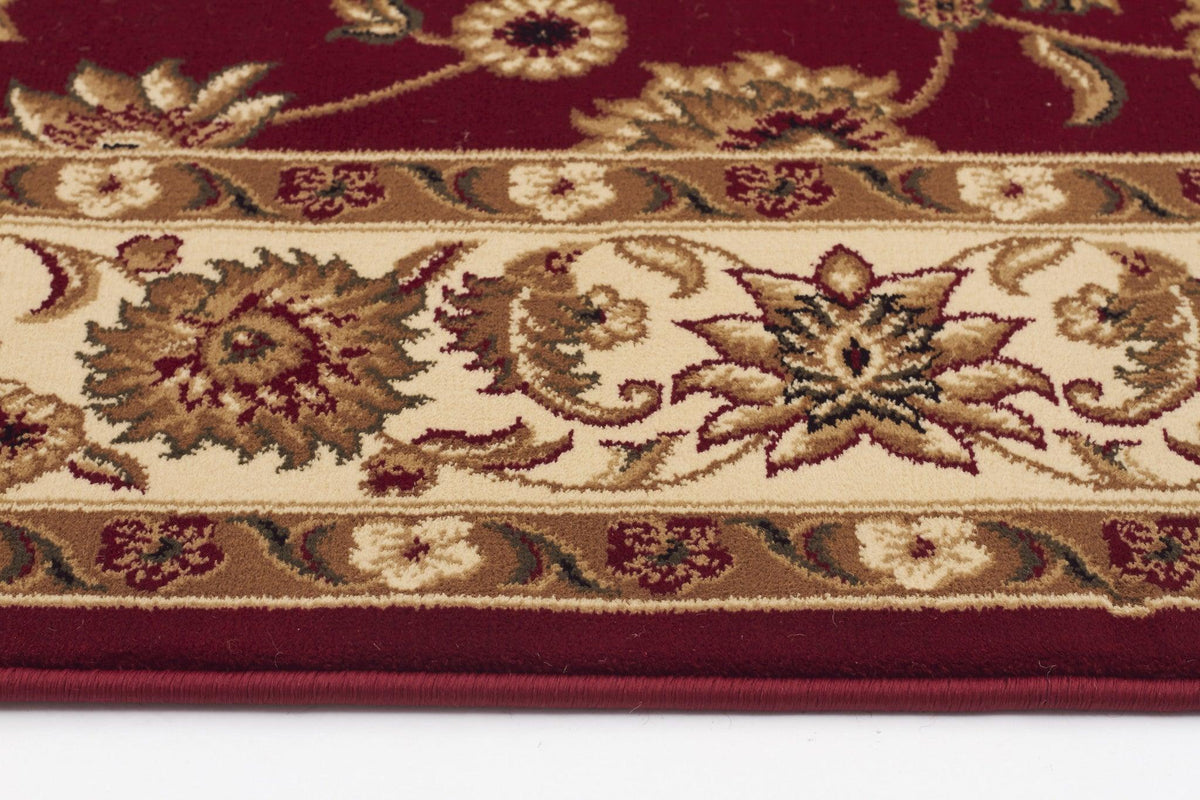 Sydney Classic Rug Red with Ivory Border - aladdinrugs - 3