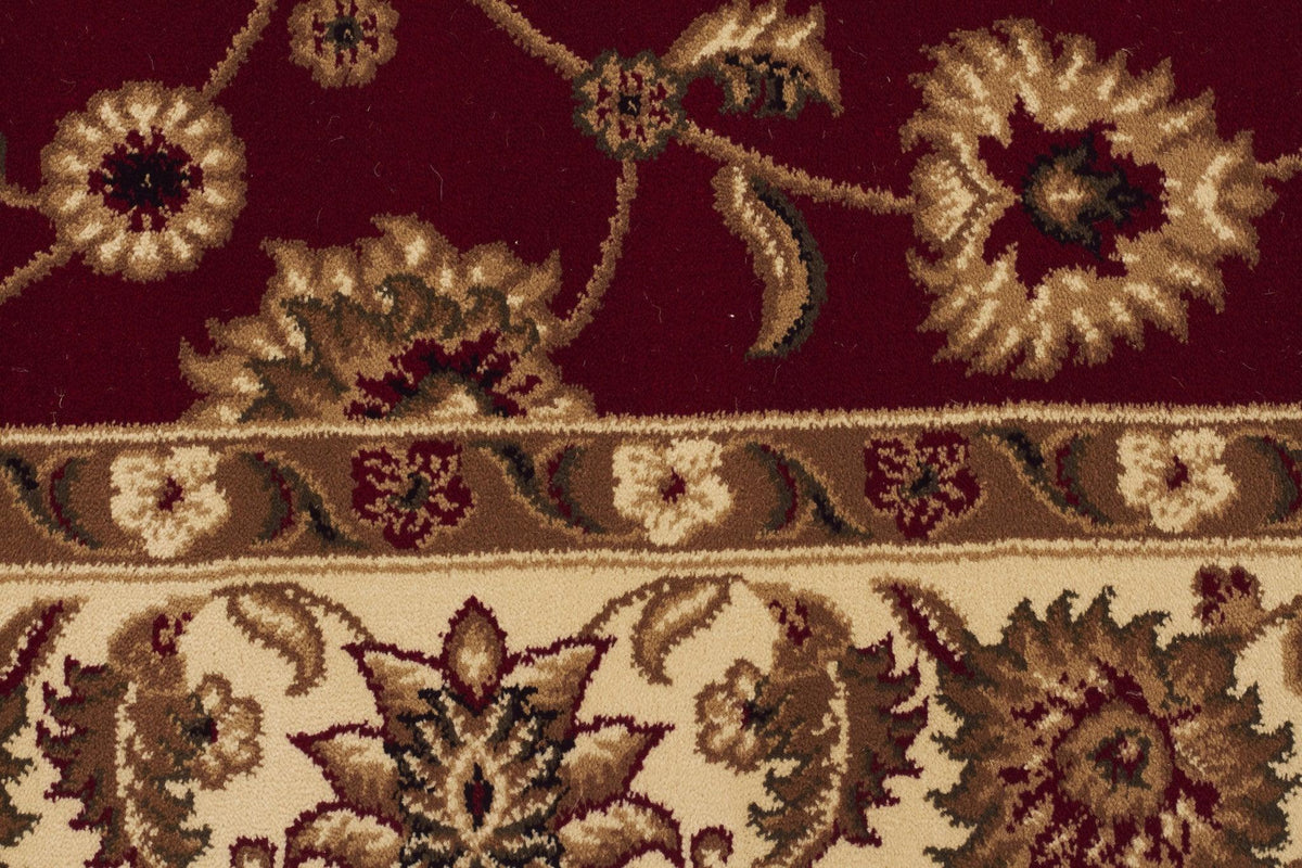 Sydney Classic Rug Red with Ivory Border - aladdinrugs - 4