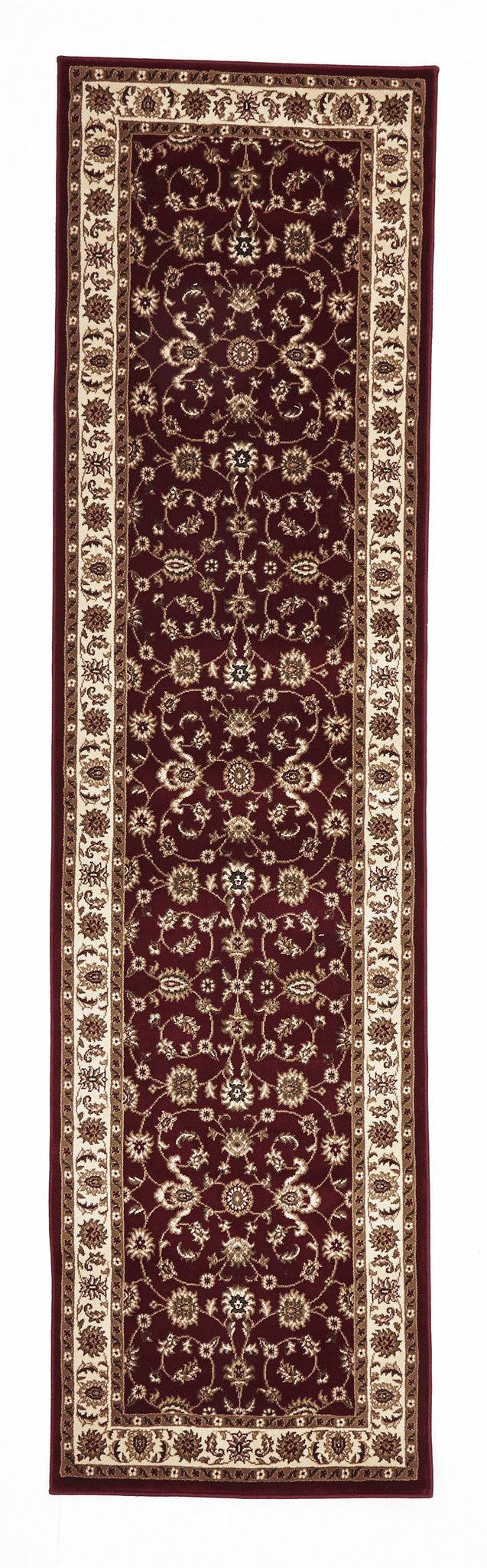 Sydney Classic Rug Red with Ivory Border - aladdinrugs - 6