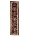 Sydney Classic Rug Runner Red with Ivory Border 400 x 80cm