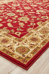 Sydney Classic Rug Red with Ivory Border