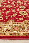 Sydney Classic Rug Red with Ivory Border