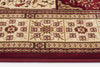 Sydney Traditional Panel Pattern Rug Burgundy - aladdinrugs - 3