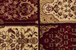 Sydney Traditional Panel Pattern Rug Burgundy - aladdinrugs - 4
