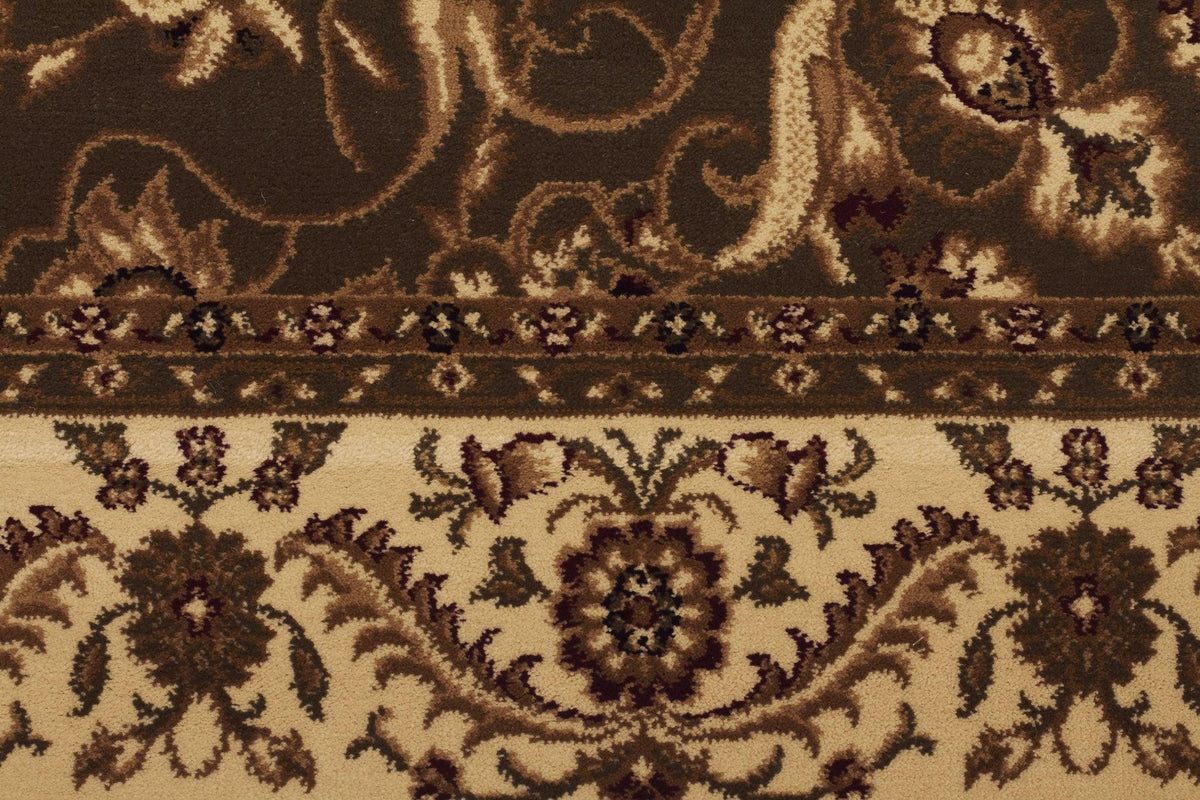 Sydney Medallion Rug Green with Ivory Border - aladdinrugs - 4