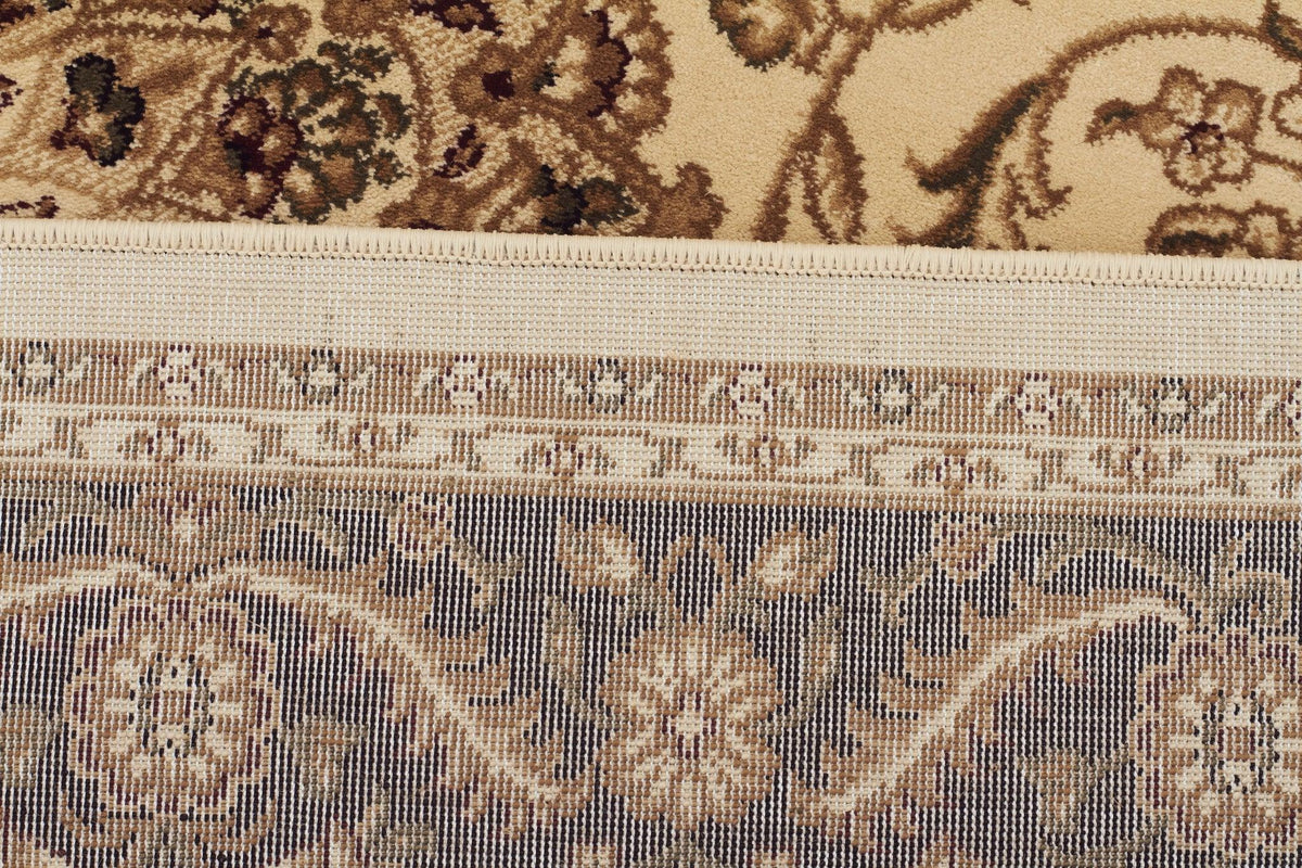 Sydney Medallion Rug Ivory with Black Border - aladdinrugs - 4