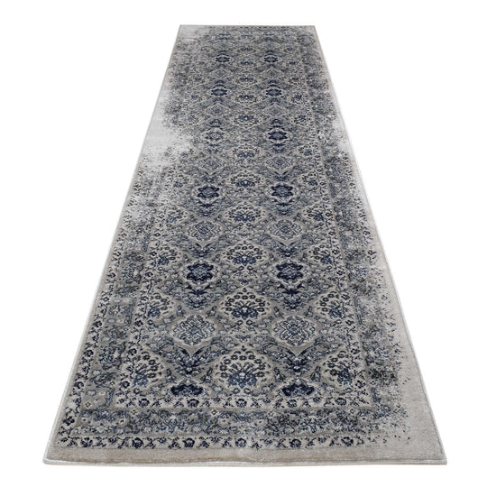 Sahar Vintage 100 Grey Hallway Runner