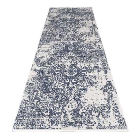 Sahar Vintage 4 Blue Hallway Runner