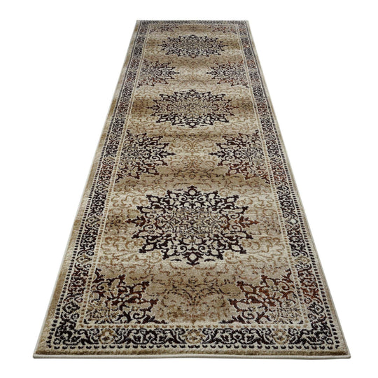 Sahar Vintage 892 Beige Hallway Runner