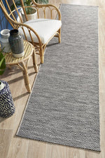 Terrace Clara Diamond Rug Grey Runner