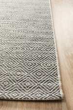 Terrace Clara Diamond Rug Grey Runner