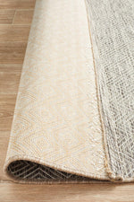 Terrace Clara Diamond Rug Natural Runner