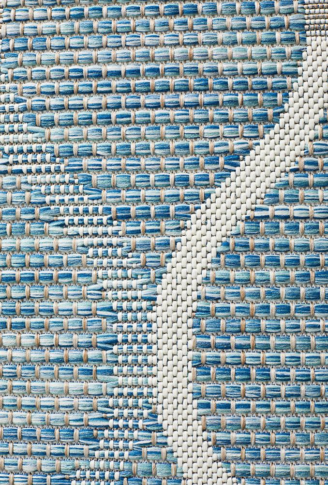 Terrace Denise Trellis Rug Blue