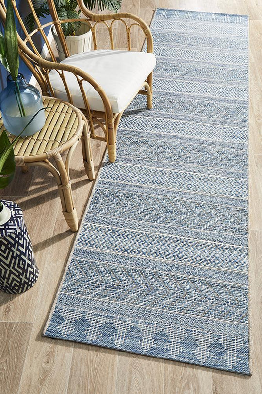 Terrace Urban Rug Blue Runner
