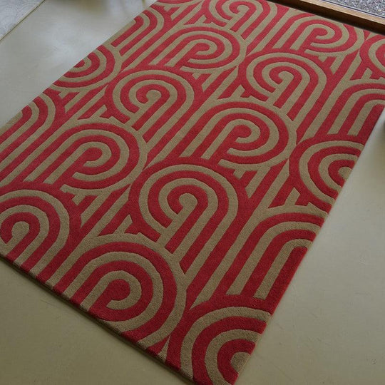 Florence Broadhurst Turnabouts Claret 039200