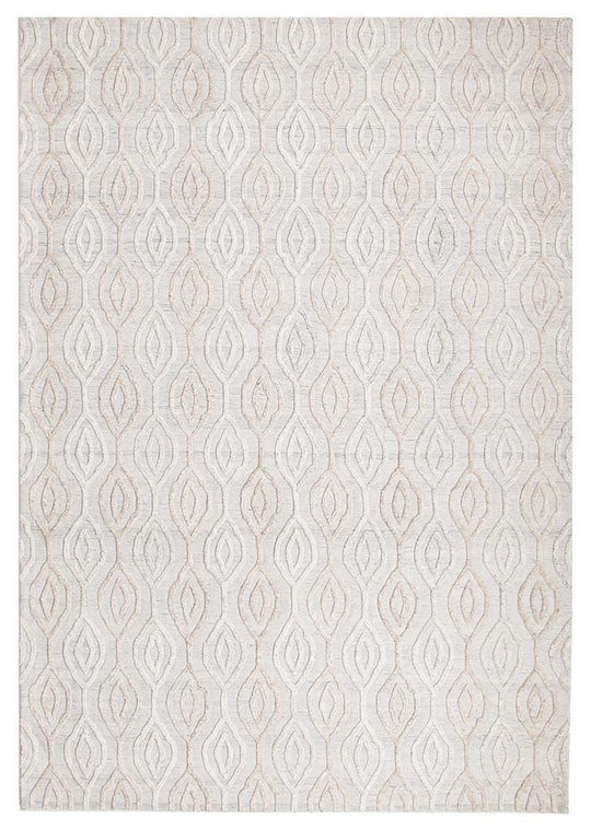 Visions Winter Wish White Modern Rug