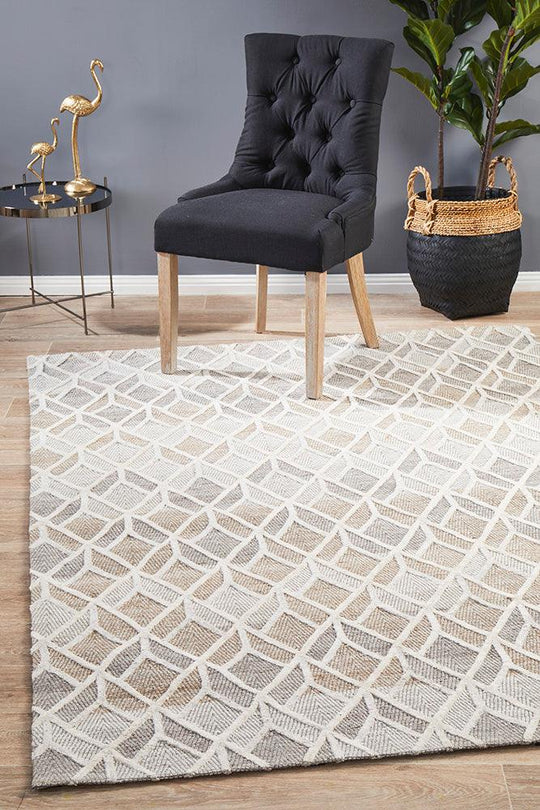Visions Winter Sand Hills Modern Rug