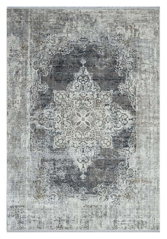 Oxford 960 Bamboo Silk dark Grey Rug