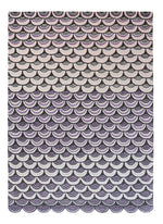 Masquerade Geometric Scale Wool Rugs 160002 by Ted Baker in Pink